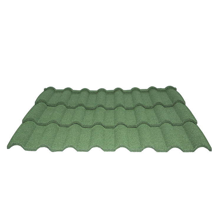 Weather Resistance Stone Coated Metal Roofing Tiles Lightweight 0.25mm 0.3mm 0.4mm 0.45mm Steel Milano Tile