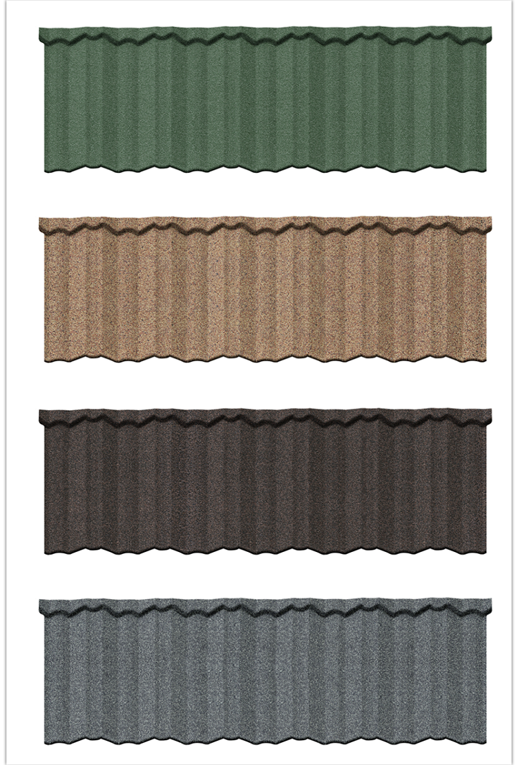 Classic Roof Tiles Aluminum Zinc Steel Plate Stone Coated Steel Metal tiles