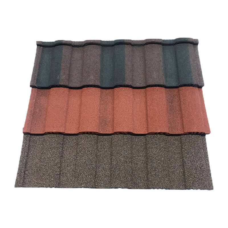 Lightweight Colorful Sand Coated Roman Roof Tile 0.4mm 0.45mm 0.5mm Steel Roman Type Roofing For Townhouses