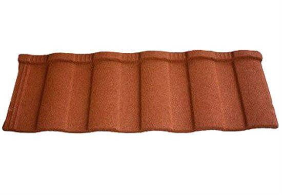 Lightweight Colorful Sand Coated Roman Roof Tile 0.4mm 0.45mm 0.5mm Steel Roman Type Roofing For Townhouses