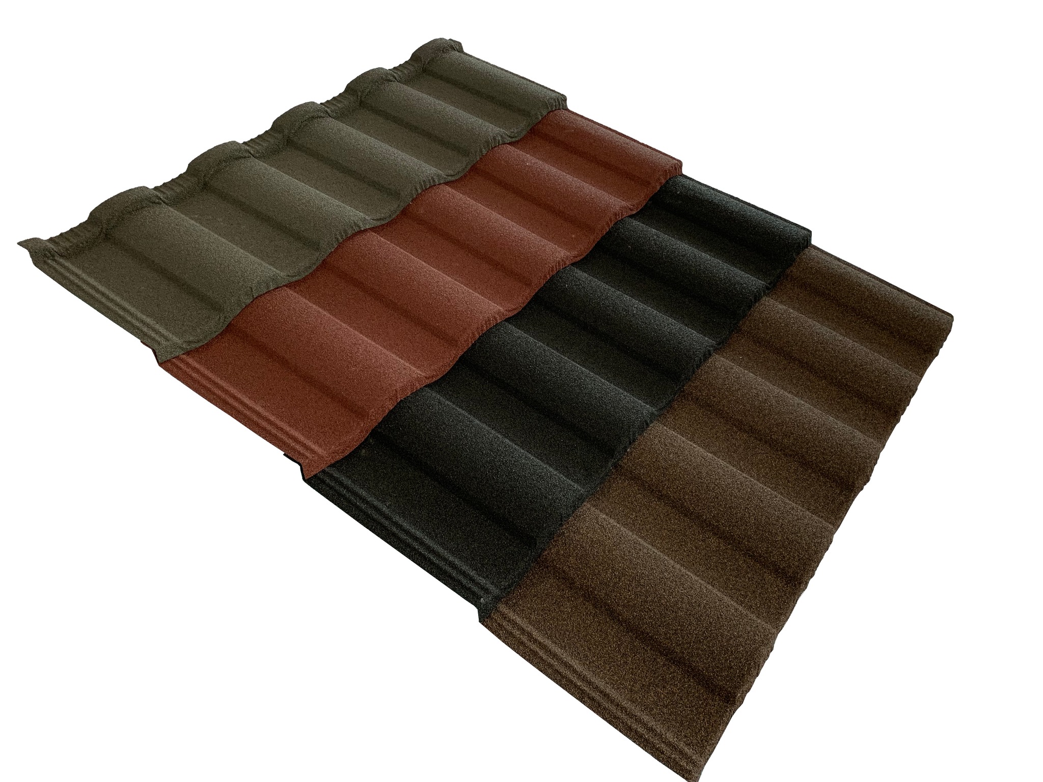 Contemporary Stone Coated Roofing Tiles For Townhouses