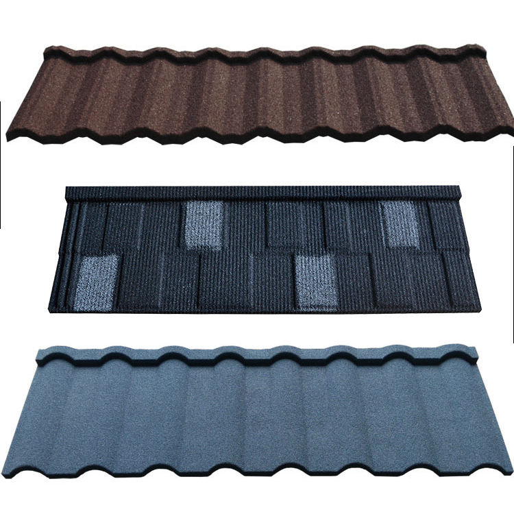 Light Weight Roofing Sheet CE Color Stone Coated Metal Roof Tile