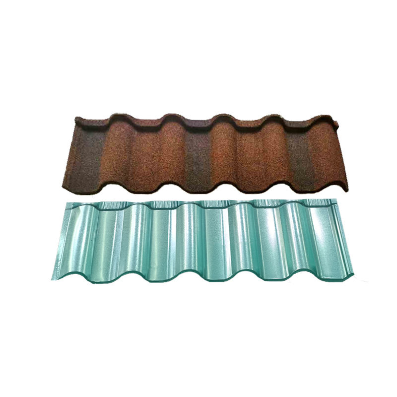 CE ISO9001 Certificate Stone Coated Steel Roof Tile For Apartments