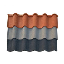 CE ISO9001 Certificate Stone Coated Steel Roof Tile For Apartments